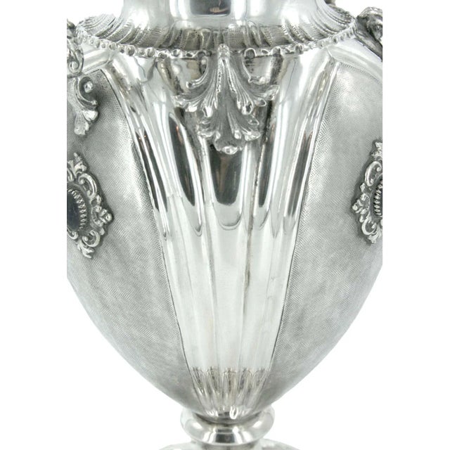 19th Century Sterling Silver Decorative Vase For Sale - Image 9 of 13
