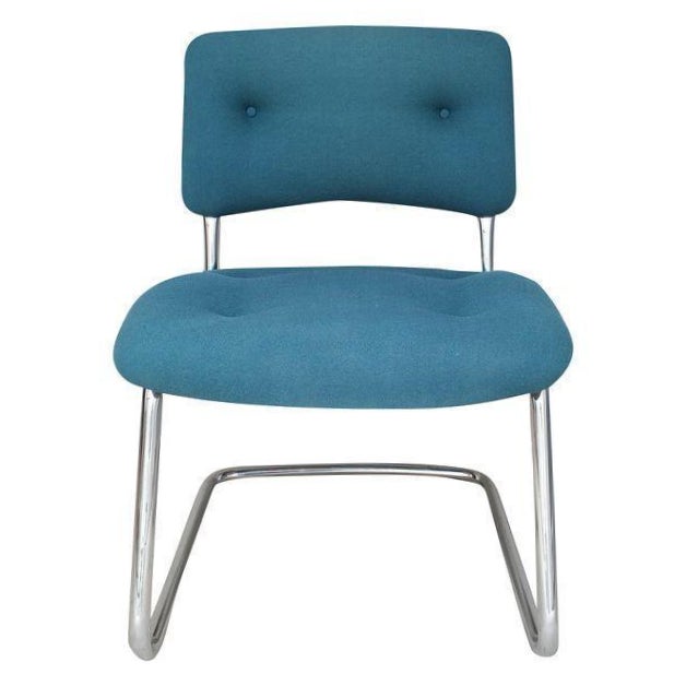 Vintage Steelcase Armless Turquoise Task Chair Chairish