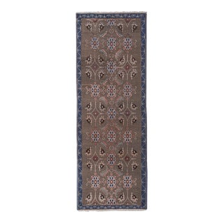 Vintage Brown Turkish Karapinar Rug 2'6'' X 7'5'' For Sale