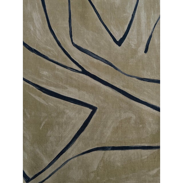 Lee Jofa Modern Graffito Java Fabric gwf-3530.68 Kelly Wearstler v Collection 6 Yards For Sale In Raleigh - Image 6 of 6