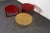 Italian Set of Three Red and Gold Acrylic "T" Tables by Patricia Urquiola for Kartell For Sale - Image 3 of 18