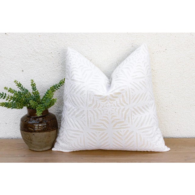 Textile Raj Palace Applique Pillow Cover For Sale - Image 7 of 7