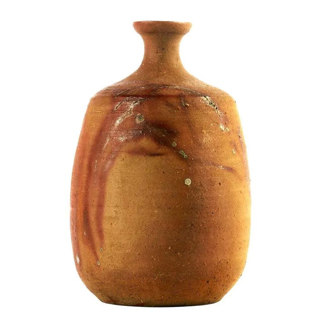 Wood Modern Studio Vase Bizen Ware by Jun Isezaki For Sale - Image 7 of 13