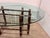 McGuire Furniture Bamboo Rattan + Glass Dining Table, Vintage For Sale - Image 11 of 12