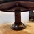 Art Deco Art Deco Style Mahogany Pedestal Dining Table, 59 Inches For Sale - Image 3 of 12