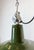 Green French Industrial Green Enamel Factory Pendant Lamp, 1960s For Sale - Image 8 of 16