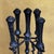Wrought Iron Fireplace Set, 1940s, Set of 4 For Sale - Image 5 of 18