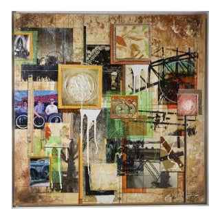 Gavin Sewell Modern Art Mixed Media Painting For Sale