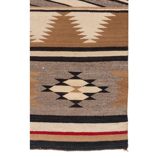 Antique Navajo Style Rug 3'9 X 5'4 For Sale In New York - Image 6 of 8