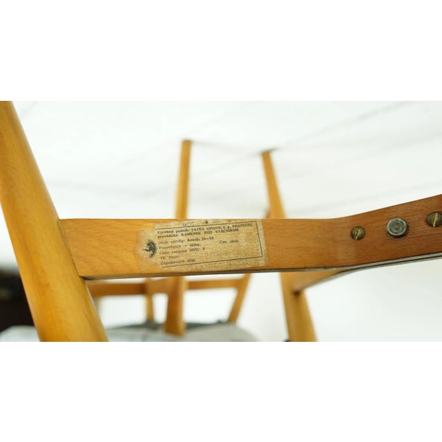 Set of Vintage Armchairs from Miroslav Navrátil for Tatra For Sale - Image 4 of 5