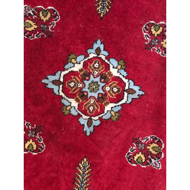 Beige Vintage Hand-Knotted Moroccan Rabat For Sale - Image 8 of 13