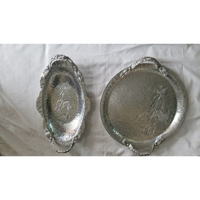 Vintage Rodney Kent 404 & 409 Aluminum Serving Trays a Pair Chairish