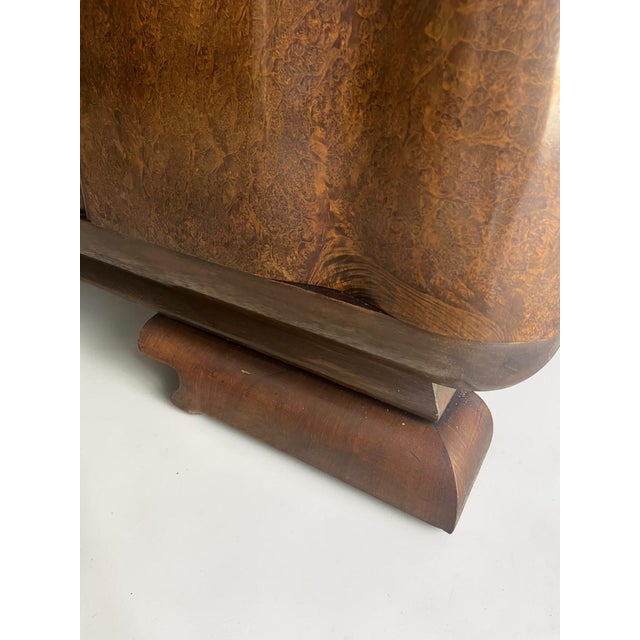 Wood Art Deco Sideboard in Burl Walnut, 1930 For Sale - Image 7 of 18