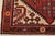 Zanjan Runner 3’8” X 9’7” Red Wool Vintage Tribal Hand-Knotted Oriental Rug For Sale - Image 11 of 14