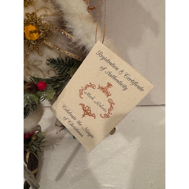 Vintage Mark Robert’s “Aspen Woods” Large Christmas Fairy For Sale In New York - Image 6 of 10