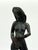 For your consideration: Stunning Brutalist bronze woman sculpture. Great patina. Sits on a wood base. Measurements include...