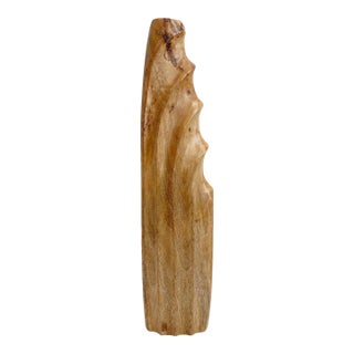 1980s Decorative Carved Wood Shelf Decor - MCM For Sale