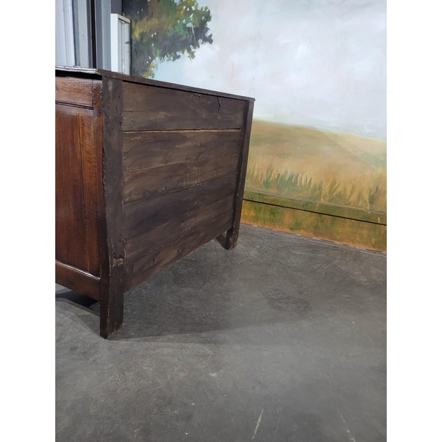Louis XV Style Low Oak Buffet For Sale - Image 9 of 13