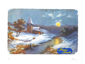 Joan Brossa, Miami Beach, 1989, Lithograph