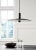 Large Black Lu Pendant Lamp by Beaverhausen For Sale - Image 6 of 7