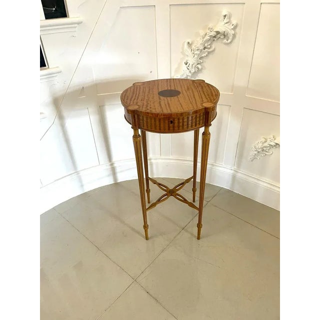 Antique Satinwood Inlaid Centre Table For Sale - Image 12 of 12