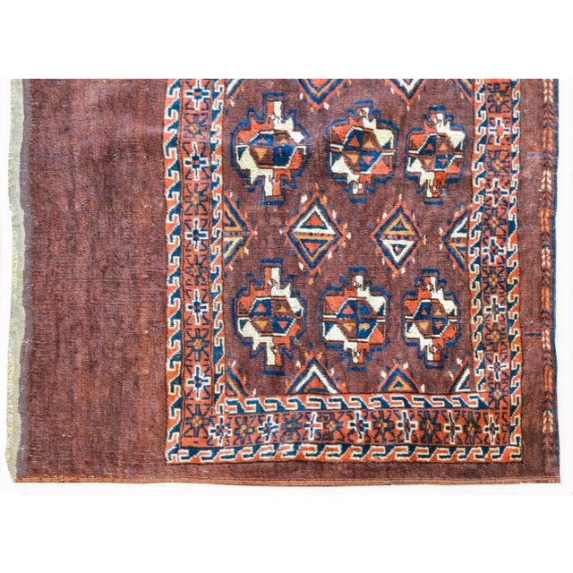 Late 19th Century Late 19th Century Yamout Rug For Sale - Image 5 of 9