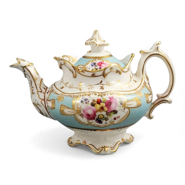 Antique Paris Teapot, 1840 For Sale - Image 4 of 14