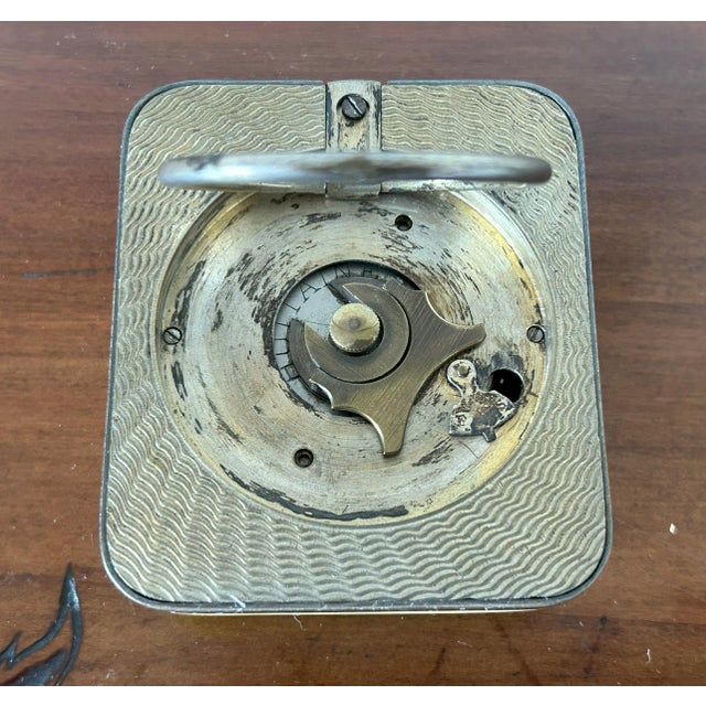 Art Deco Table Clock with Enamels, 1930s For Sale - Image 11 of 15