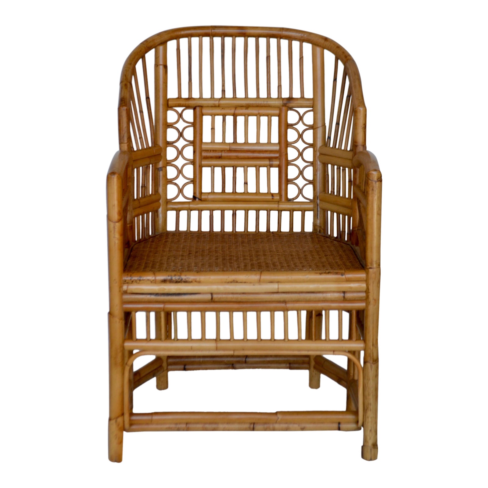 MidCentury Bamboo Side Chair Chairish