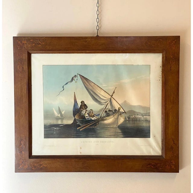 Max Beeger, 19th-Century, Watercolor Lithographs, Set of 4 For Sale - Image 3 of 18