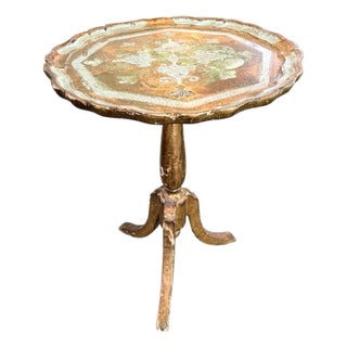 19th Century Pedestal Florentine Table For Sale