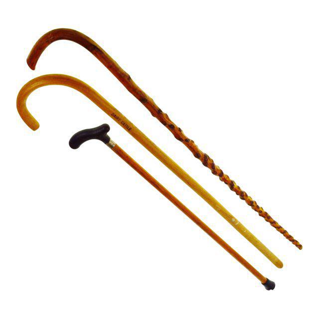 Vintage Wooden Walking Sticks Canes Set of 3 Chairish