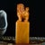 Chinese Vintage Chinese Shoushan Tianhuang Stone Seal With Ancient Beast Finial For Sale - Image 3 of 9