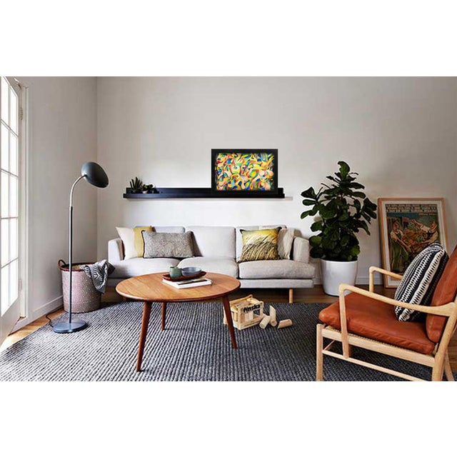 "Twist" Colorful Abstract Post-Cubist Oil Painting by A. Rigollot For Sale - Image 11 of 13