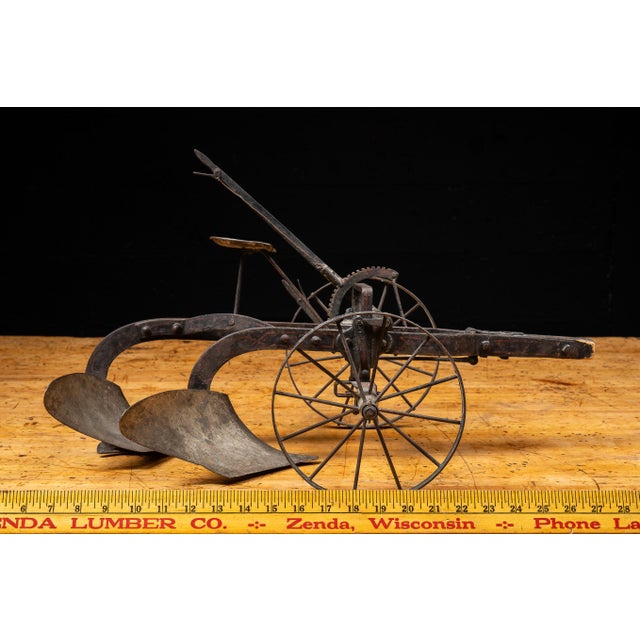 Francis Mecum 1891 Walking Plow Salesman Sample With Museum Display For Sale - Image 18 of 18