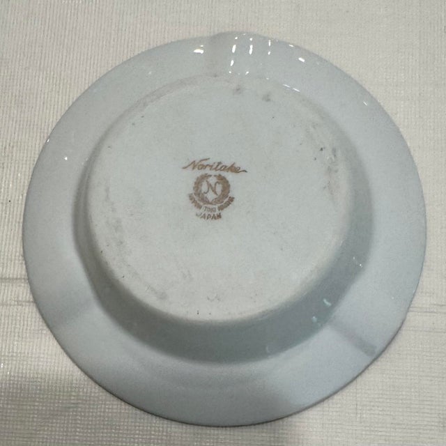 Mid Century Porcelain ashtray from the historic Nikkatsu Hotel in Tokyo, Japan. Made by Noritake. The Nikkatsu Hotel,...