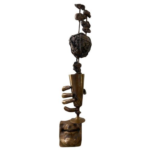 Bronze Sculpture by Novello Finotti, 1980s For Sale - Image 15 of 15