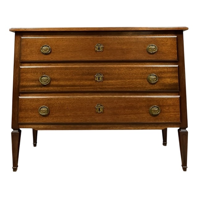 Louis XVI Style Mahogany Chest of Drawers, 1890s For Sale