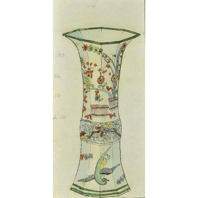 Chinese Vase with Nightingale is an original modern artwork realized in the first half of the XX Century by the French...