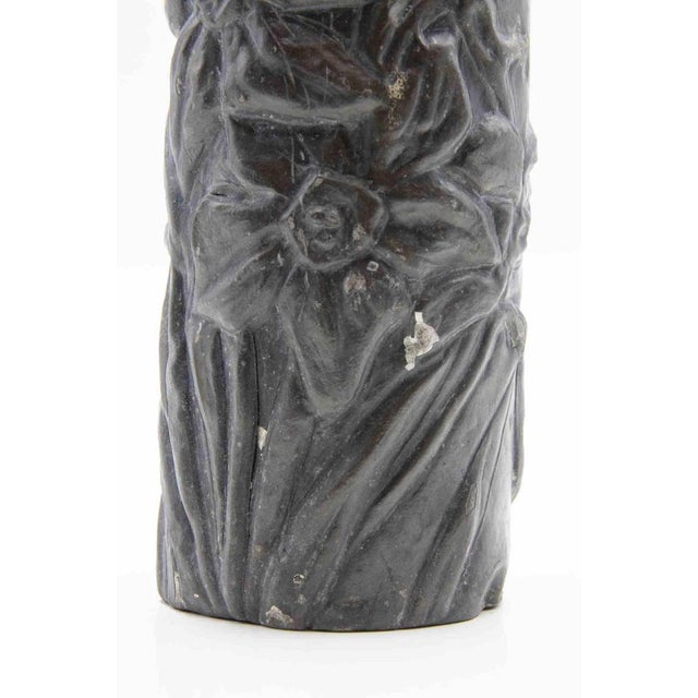 Art Nouveau Pewter Vases, Italy, Early 20th Century, Set of 2 For Sale - Image 3 of 10