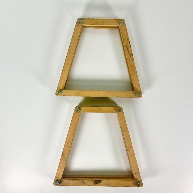 Wood Vintage Americana Sports Wood Tennis Racket Press - A Pair For Sale - Image 7 of 8