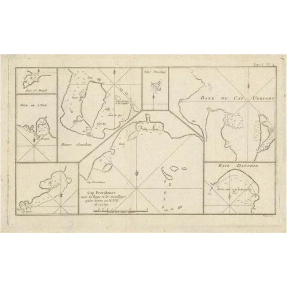 Antique Map of Cap Providence For Sale - Image 6 of 6