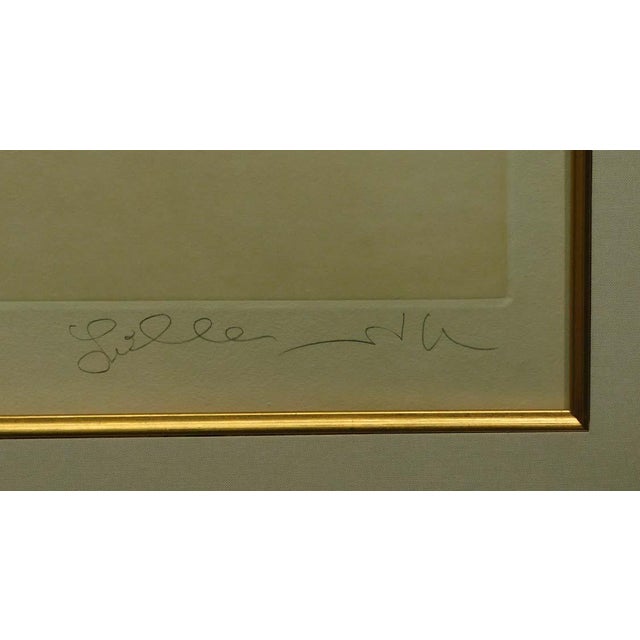 Impressionist Guillaume Azoulay "Harlequin" Etching on Paper Hand Signed Framed For Sale - Image 3 of 6