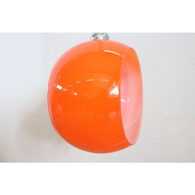 Orange Pendant Lamp in Murano Glass, 1960s For Sale - Image 8 of 15
