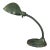 Antique Gooseneck Desk/Task Lamp, Rare Speckled Green Patina, All Original For Sale