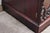 Vintage Chinese Chippendale Mahogany Serpentine Triple Dresser Credenza W Mirror For Sale - Image 9 of 11