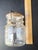 1920s Vintage Ball Glass Jar With Wooden Lid & Metal Wire Clamp For Sale - Image 5 of 8