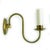 Metal Art Deco Glass and Metal Wall Lamp, Poland, 1950s For Sale - Image 7 of 7