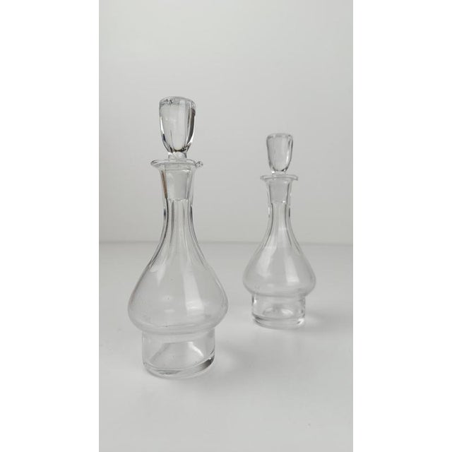 Cruet Set in Gilt Brass, Cut Crystal and Lacquered Goatskin Parchment by Aldo Tura, 1970s, Set of 8 For Sale - Image 11 of 18