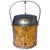 1960s Italian Burl Wood Ice Bucket, Carafe, & Tray Bar Set, in Milo Baughman Style - Set of 3 For Sale - Image 13 of 16